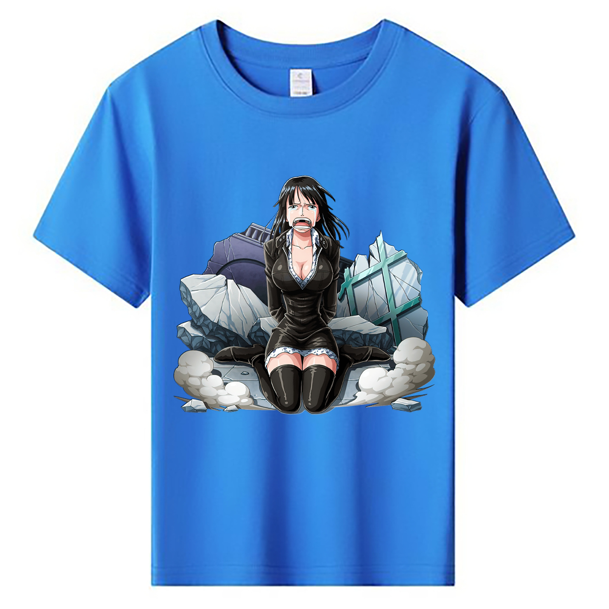 ワンピース ニコ・ロビン ONE PIECE Nico Robin 綿100％キッズTシャツ（フロントプリント）